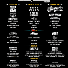 FESTIVAL ANNOUNCEMENT:  DOWNLOAD FESTIVAL U.K. – 2017