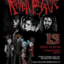 RAVEN BLACK Announce Pre-Order for Upcoming ’13’ Album, Due Out 5/10/2018