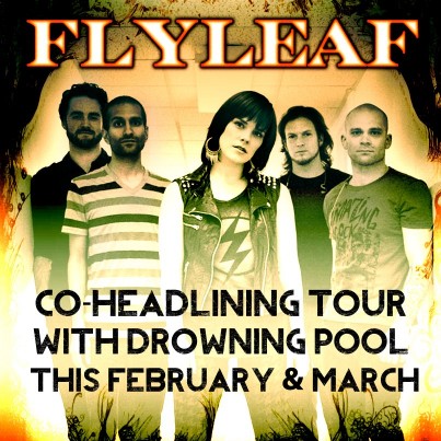 DROWNING POOL & FLYLEAF ANNOUNCE TOUR DATES