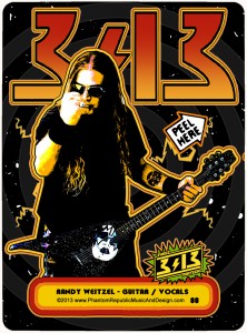 313 overdrive randy sticker 88