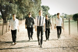 FATE UNDER FIRE - BAND - WALKING - DAVID JAMES IN FRONT