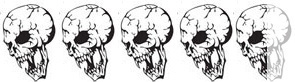 four and a half skulls