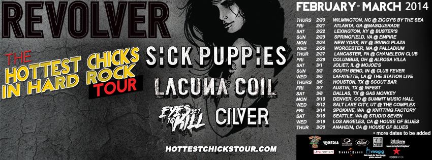 THE HOTTEST CHICKS IN HARD ROCK TOUR TO KICK OFF NEXT MONTH!