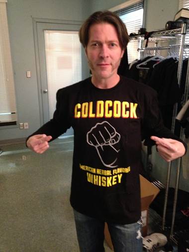 Don Jamieson, COLDCOCK Whiskey Don sporting some COLDCOCK sweet swag!