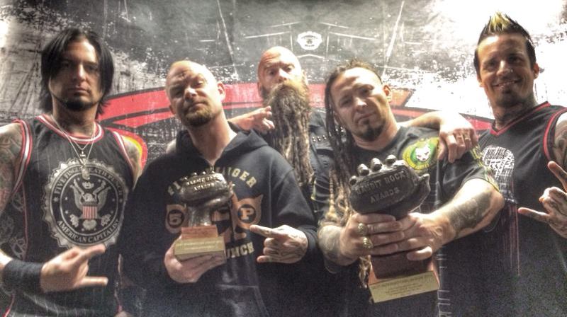 FIVE FINGER DEATH PUNCH WIN BEST ALBUM AND BEST BAND AT 2014 BANDIT ROCK AWARDS!