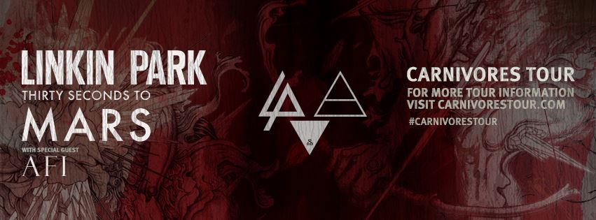LINKIN PARK AND 30 SECONDS TO MARS ANNOUNCE CARNIVORES TOUR