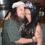 Chad & Nancy in her birthday tiara - a few years ago. 