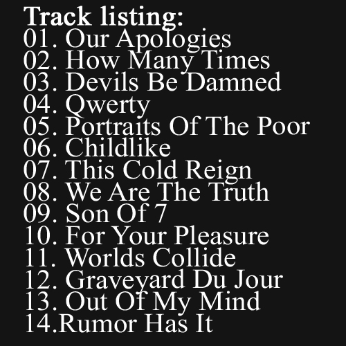 Mushroomhead - track listing