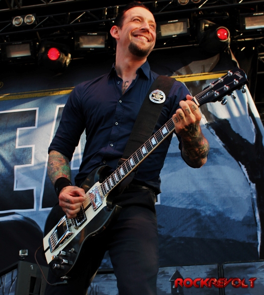 Michael Poulsen of Volbeat having a blast at CR!