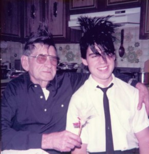Wayne with his Grandpa 