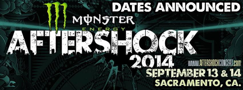 AFTERSHOCK FESTIVAL 2014! DATES, LINEUP, TICKET INFORMATION!