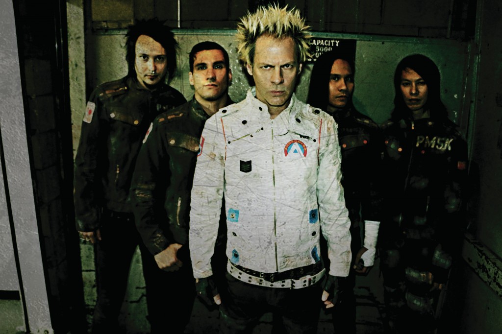 Powerman 5000 is: Spider One – Vocals / Richard Jazmin - Guitar / Nick Quijano - Guitar / Gustavo Aued - Bass / Dj Rattan - Drums (photo credit Christine Connolly)