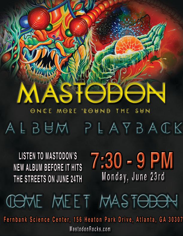 MASTODON TAKES OVER ATLANTA PLANETARIUM FOR CD RELEASE PARTY! MASTODON TAKES OVER ATLANTA PLANETARIUM FOR CD RELEASE PARTY!