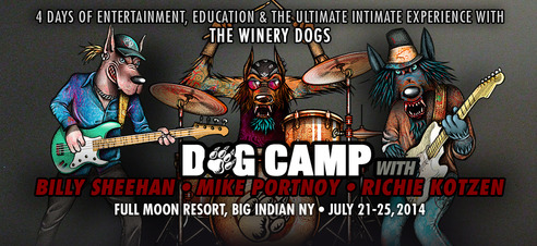 DOG CAMP FEATURING MIKE PORTNOY, BILLY SHEEHAN AND RICHIE KOTZEN OF THE WINERY DOGS