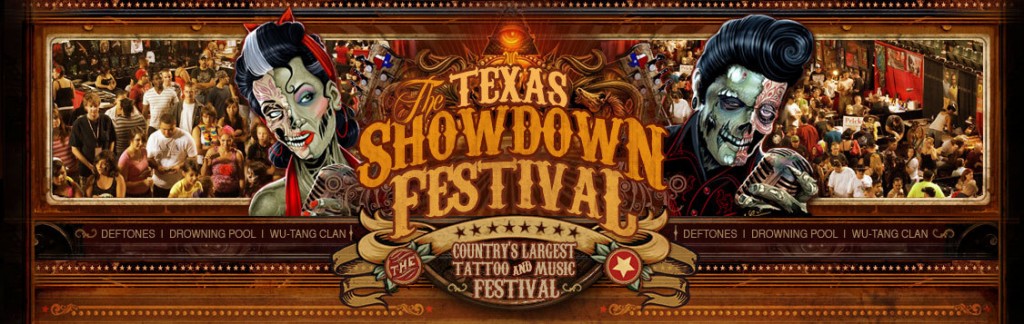 texas showdown festival banner
