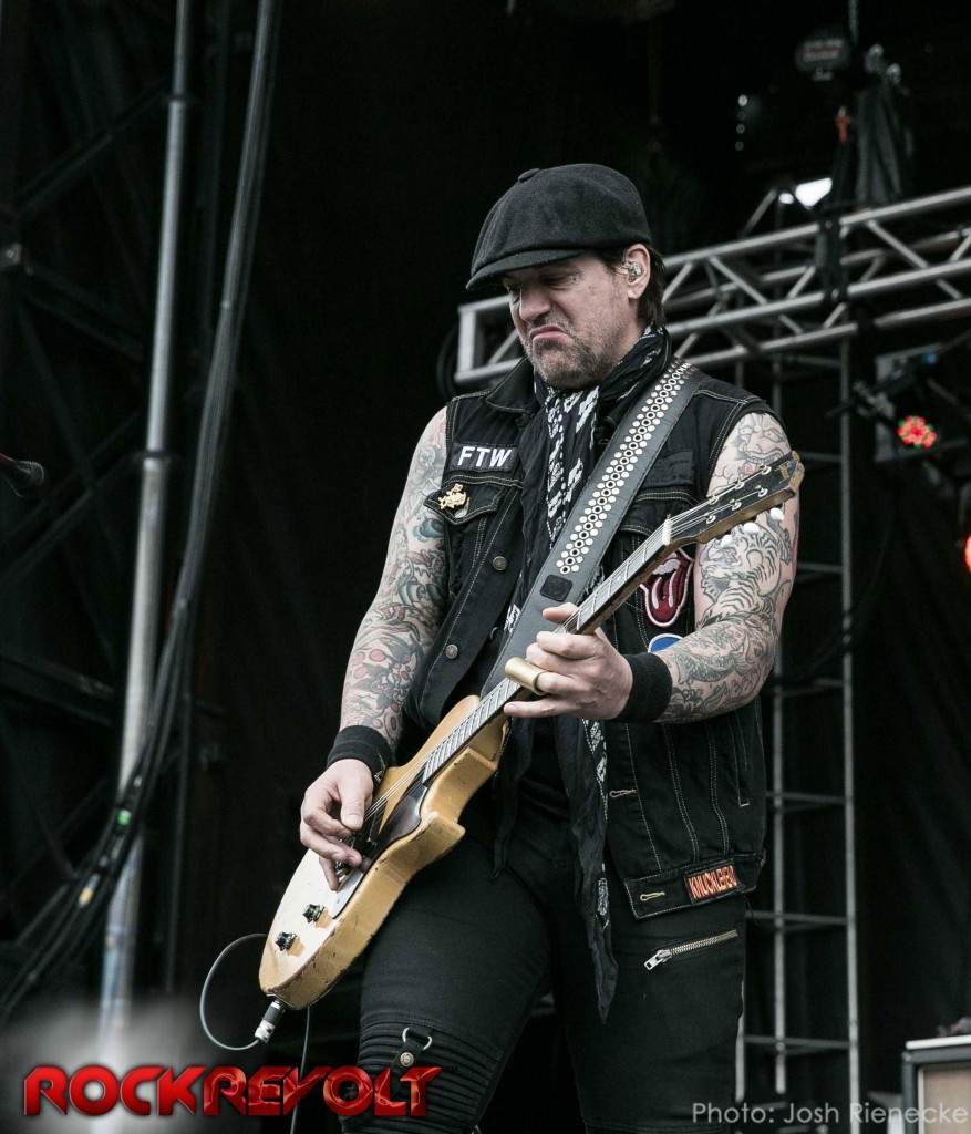 Keith rockin' the stage with Buckcherry at Louder Than Life 2014!