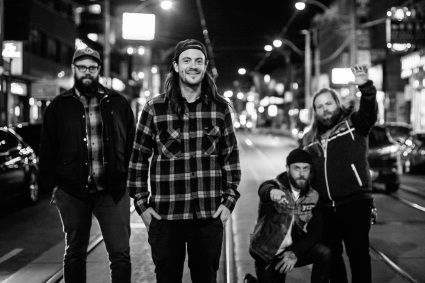 Cancer Bats - band - black and white