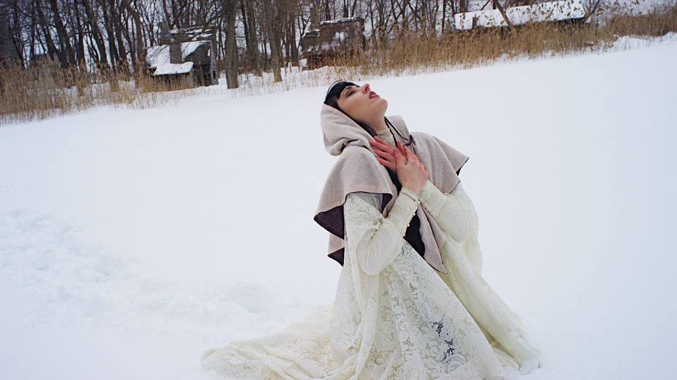Kimberly in the snow. Photo by: Patrick Kendall