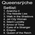 Queensrÿche Set List