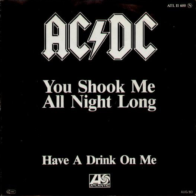 4 - You Shook Me All Night Long - ACDC